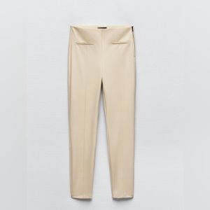 New Zara pant leather effect